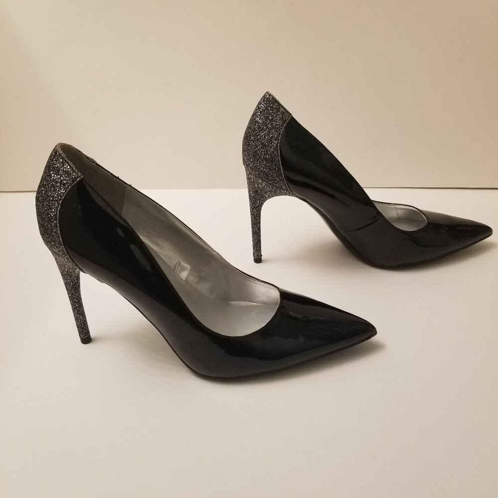Marc Fisher Black Patent Leather Heels  size 7.5